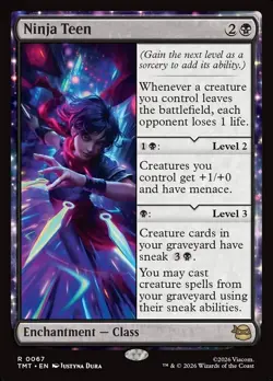 Ninja Teen - #67 (Class) - Teenage Ninja Mutant Turtles TNMT - NM MTG - Image 1