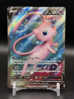 Pokemon Mew V Full Art 250/264 Fusion Strike English NM - Image 1