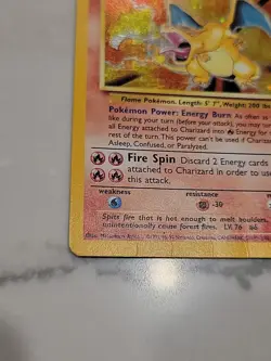 Pokemon TCG Charizard 4/130 Base Set 2 Unlimited Holo Rare LP 1999 - Image 3