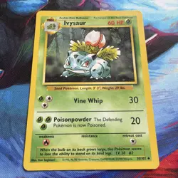Pokemon TCG Ivysaur Base Set 30/102 Regular MP. - Image 1