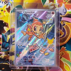 Pokemon TCG - Chimchar - First Partner Illustration Promo 041 30th Anniversary - Image 1