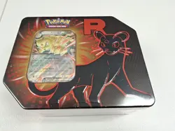 Pokemon TCG Team Rocket Tin - Persian - Sealed - Image 1