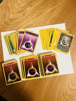 Pokemon Energy cards lot vintage - 110 Count - Image 1