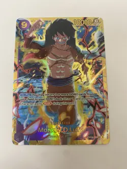 One Piece Monkey D. Luffy SEC OP09-119 Emperors in the New World NM - Image 1