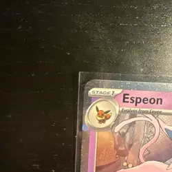Pokemon Card Espeon Prismatic Evolutions Cosmo Holo Rare 033/131 Near Mint - Image 2