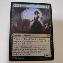 MTG Magic the Gathering Blood Artist (70/686) Double Masters 2022 LP FOIL - Image 1