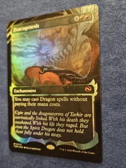 Dracogenesis (0402) (Showcase) Tarkir: Dragonstorm NM Foil MTG - Image 3