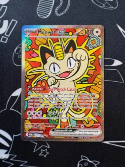Meowth EX 121/088 Pokemon TCG Perfect Order Special Illustration Rare English - Image 1