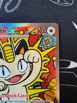 Meowth EX 121/088 Pokemon TCG Perfect Order Special Illustration Rare English - Image 5