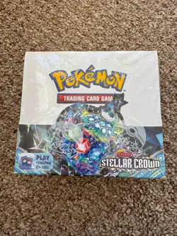 POKEMON TCG - STELLAR CROWN - BOOSTER BOX (36 Packs) NEW SEALED - Image 2