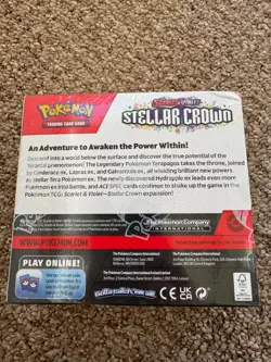POKEMON TCG - STELLAR CROWN - BOOSTER BOX (36 Packs) NEW SEALED - Image 3