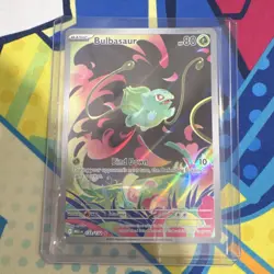 Pokemon Bulbasaur 133/132 MEGN Full Art Holo Basic 80 HP Bind Down 10 2025 - Image 1