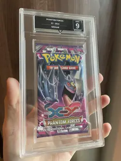 Pokemon TCG XY 2014 Phantom Forces Gengar Booster Pack GET GRADED 9 MINT - Image 1