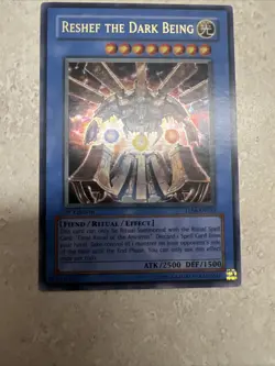 Yugioh Reshef The Dark Being TLM-EN033 1st Edition Ultra Rare Konami 2005 NM - Image 2