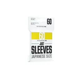 Bustine Protettive Just Sleeves 60 Buste 60x87 mm YELLOW Japanese Size Yugioh - Image 1
