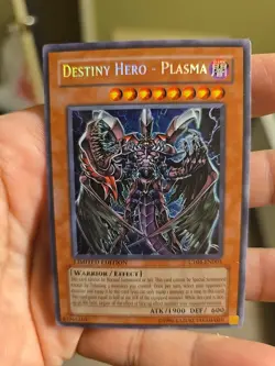 Yugioh! Destiny HERO - Plasma CT04-EN003 Secret Rare HP Limited Edition - Image 1