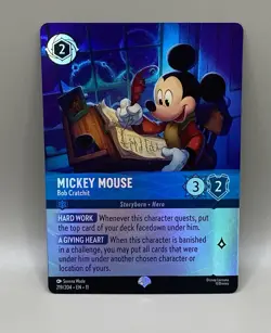 Mickey Mouse - Bob Cratchit (Epic) - 219/204 Holofoil Disney Lorcana - Image 3