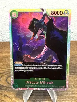 Dracule Mihawk OP12-030 SR English One Piece Card Game Legacy of the Master - Image 1