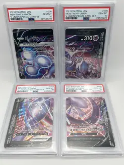 PSA 10 SET Mewtwo V-UNION 005 006 007 008 Sequential Special Card Set Japanese - Image 1