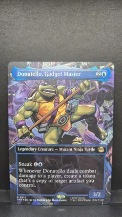 Donatello, Gadget Master (Borderless) Teenage Mutant Ninja Turtles Foil NM - Image 1