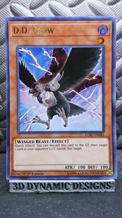 | Yugioh D.D. Crow LCKC-EN081 1st Edition Ultra Rare NM 🔥 | - Image 1