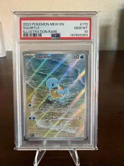 Pokemon | Scarlet & Violet 151 | Squirtle 170/165 | PSA 10 | GEM MINT | ENGLISH - Image 1