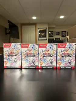 Pokemon TCG- Prismatic Evolutions Booster Bundle Lot of x4 (SEALED) - Ships ASAP - Image 1