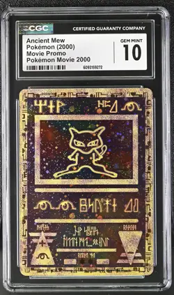 CGC 10 Gem Mint Ancient Mew Pokemon Movie 2000 Pokemon Movie Promo - Image 1