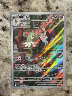 Pokemon TCG Scarlet & Violet Kirlia 212/198 Illustration Rare - Image 1