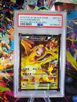 Pokemon Charizard EX XY121. Black Star Full Art Promo XY121 PSA 5 - Image 1