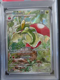 Flapple #210 SSP EN-Surging Sparks Illustration Rare PSA 9 2024 POKEMON - Image 3