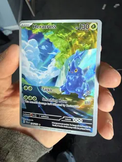 Heracross 194/193 Paldea Evolved Illustration Rare Full Art Pokemon TCG - Image 3