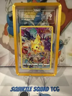 Pikachu #160 Pokemon Crown Zenith TAG 9 - Image 1