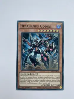 PHRE-EN003 Hecahands Godos Super Rare 1st Edition YuGiOh - Image 1