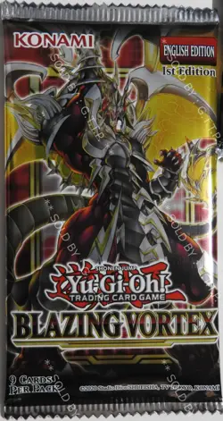 YUGIOH! BLAZING VORTEX BOOSTER (X3) 1st EDITION - FREE UK P&P - Image 3