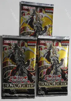 YUGIOH! BLAZING VORTEX BOOSTER (X3) 1st EDITION - FREE UK P&P - Image 4