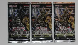 YUGIOH! BATTLE OF CHAOS BOOSTER PACK X3 - 1st EDITION - FREE UK P&P - Image 2