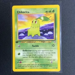 1st Edition Neo Genesis *3 Card Lot* Totodile,Cyndaquil,Chikorita Pokemon TCG - Image 5