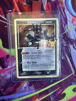 Pokemon Card Greninja Gold Star SWSH144 Celebrations Black Star Promo Holo NM - Image 1