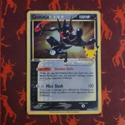 Greninja Gold Star SWSH144 Pokemon Celebrations Black Star Promo NM - Image 1