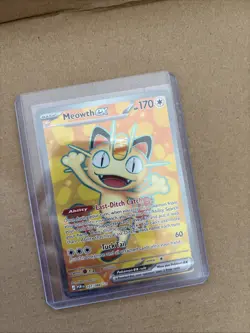 Pokemon Perfect Order Full Art Meowth Ex 107/088 Mint Condition - Image 2