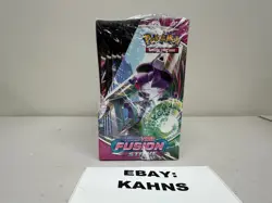 Pokemon Sword & Shield Fusion Strike Booster Box Factory Sealed - Image 2