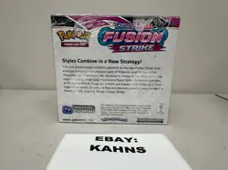 Pokemon Sword & Shield Fusion Strike Booster Box Factory Sealed - Image 3