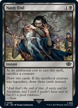 Nasty End [The Lord of the Rings: Tales of Middle-Earth] Lightly Played Foil - Image 1