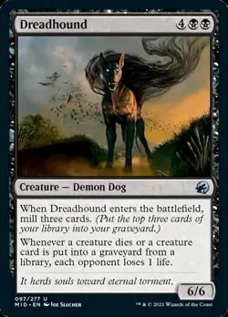 Dreadhound [Innistrad: Midnight Hunt] Lightly Played - Image 1