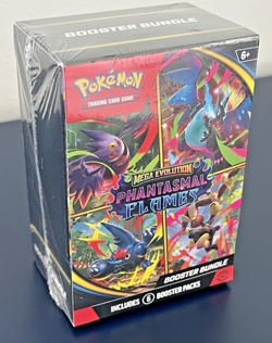 Pokemon Mega Evolution Phantasmal Flames Booster Bundle - On Hand - Image 2