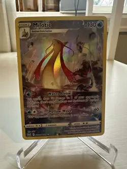 Pokemon TCG Milotic Ultra Rare Swsh12 TG02/30 Full Art Stage 1 HP 130 Holo Card - Image 1