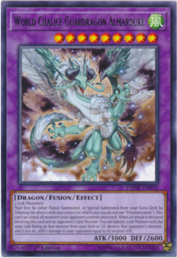 Yugioh! - World Chalice Guardragon Almarduke - DANE-EN032 - Rare - 1st Ed -NM/M - Image 1