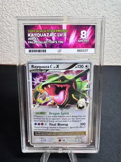2009 POKEMON DIAMOND & PEARL BLACK STAR PROMO #DP47 RAYQUAZA C ACE 8 POP 3 - Image 5
