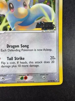 2004 Pokemon Dratini Team Rocket Returns Reverse Holo 53/109 Stamped - Image 5